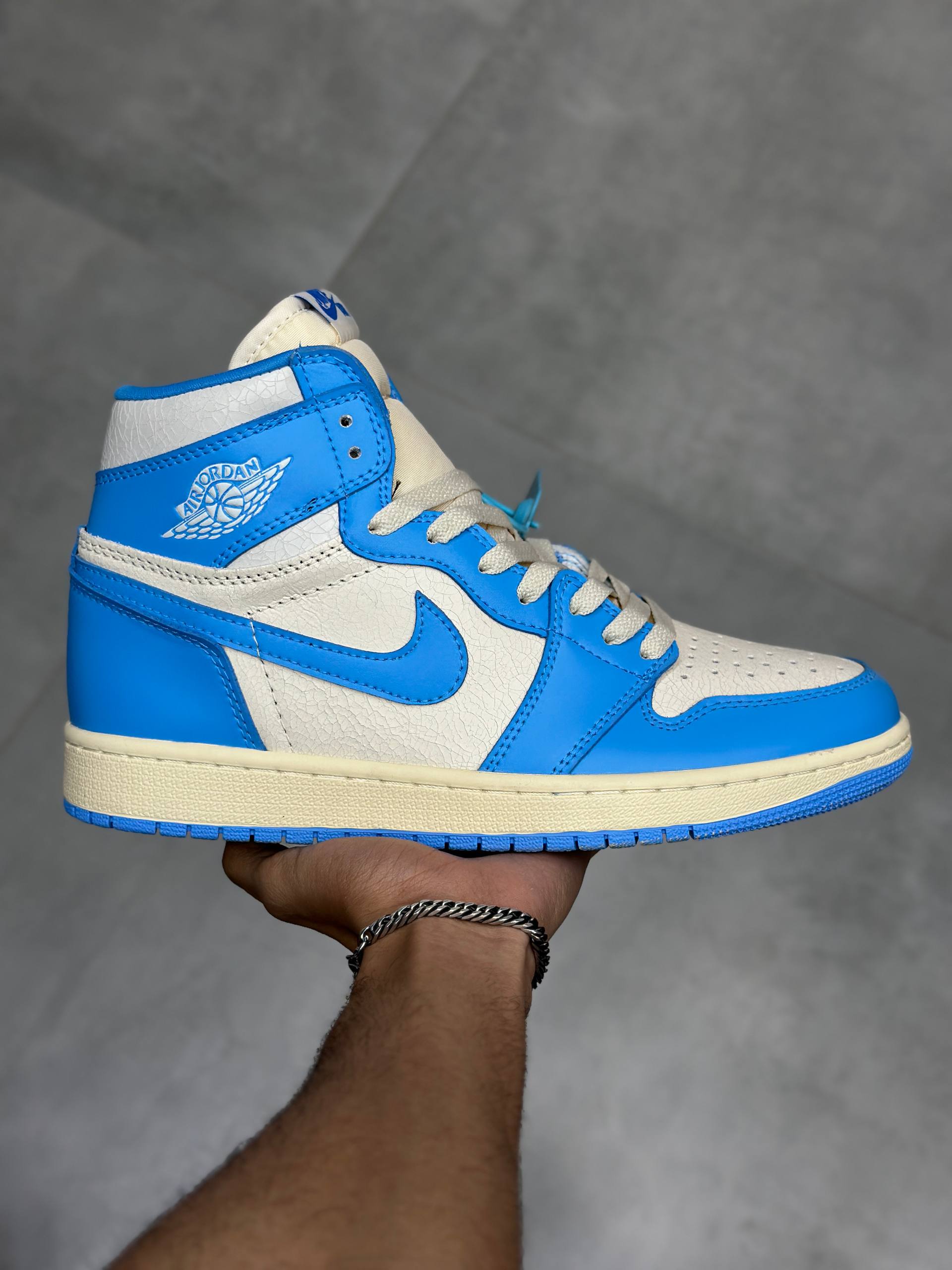نایک جردن ۱ ساقدار آبی بادبانی | Nike Jordan 1 High UNC